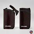 Windproof Turbo Jet Lighter «COLIBRI Falcon II» Angled Flame with Fuel Window Red