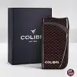 Windproof Turbo Jet Lighter «COLIBRI Falcon II» Angled Flame with Fuel Window Red