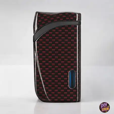 Windproof Turbo Jet Lighter «COLIBRI Falcon II» Angled Flame with Fuel Window Red