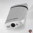 Windproof Turbo Jet Lighter «COLIBRI Falcon II» Angled Flame with Fuel Window Silver