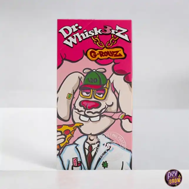 King Slim G-Rollz Dr. Whisk3rz Rolling Papers (50 sheets + 50 filters + tray)