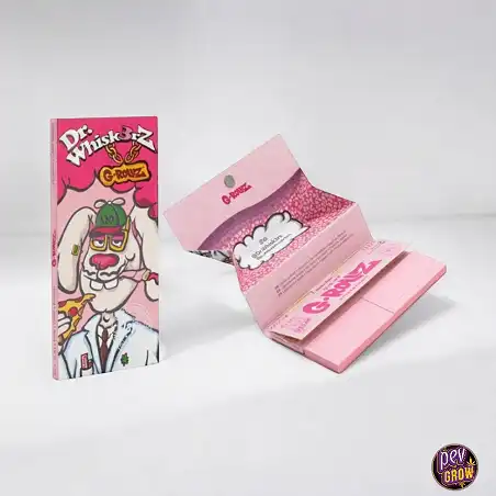 King Slim G-Rollz Dr. Whisk3rz Rolling Papers (50 sheets + 50 filters + tray)
