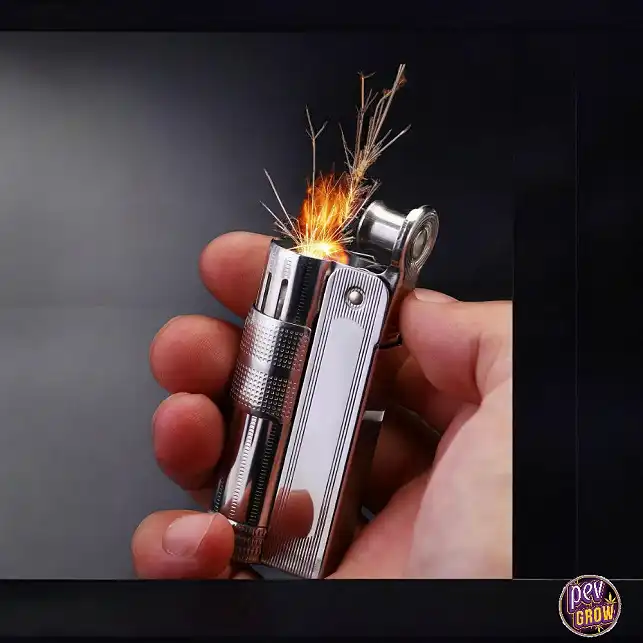 Briquet à essence argenté Imco Série 6700