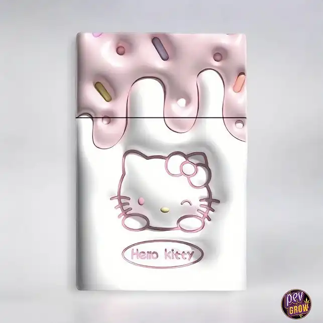 Étui à Cigarettes portable Hello Kitty 9 x 6 x 2,5cm Étui à Cigarettes portable Hello Kitty 9 x 6 x 2,5cm