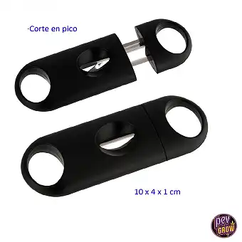 Coupe-cigare noir 10 cm -...