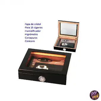 Humidor Sigari nera con...