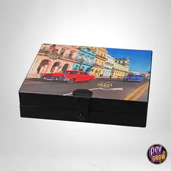 Humidor de cuero «CUBA» con...