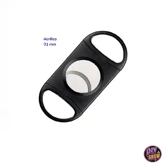 Black Cigar Cutter 9 cm -...