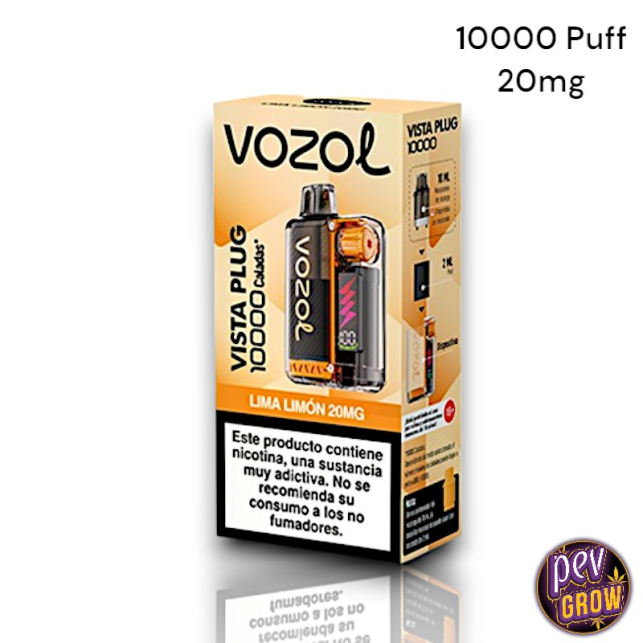 Vozol Vista Plug Kit Lemon Lime: 10000 Puff Vape