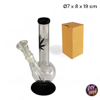 Mini Bong en Verre 19 cm