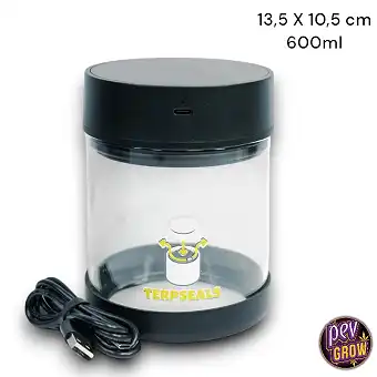 Terspeals  600ml Glass Jar...