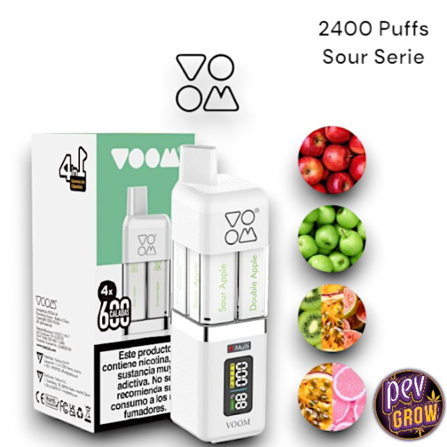 VOOM 2400 Puffs Multi Pod Kit Sour Series