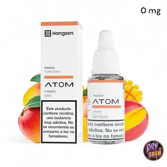Hangsen Atom Mango 0mg 10ml...