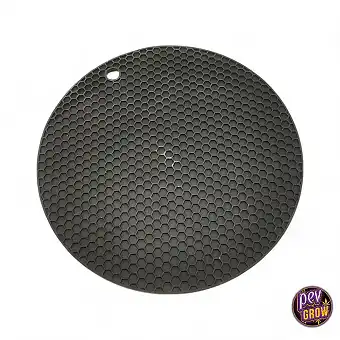 Tapis Silicone Rond Noir 18...
