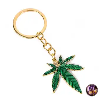 Golden Marijuana Leaf...