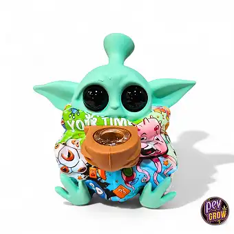 Bong in Silicone Yoda Get...