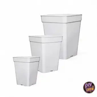 Vaso Quadrato Bianco -...