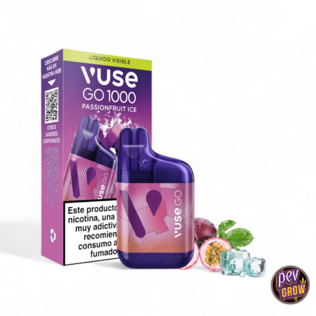 Vuse Go 1000 Box Fruits de la Passion Glac : 1000 Puffs & Saveur Intense