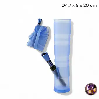 Foldable Blue Silicone Bong...