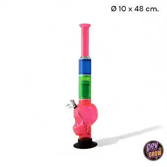 Bong Acrylique Crâne Rouge...