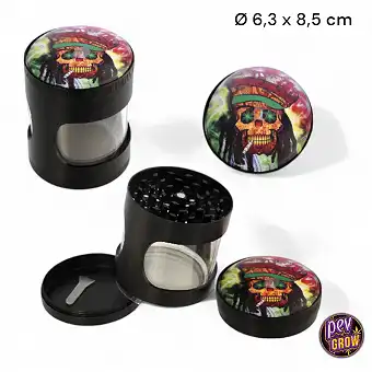 Grinder Métal «Rasta Skull»...