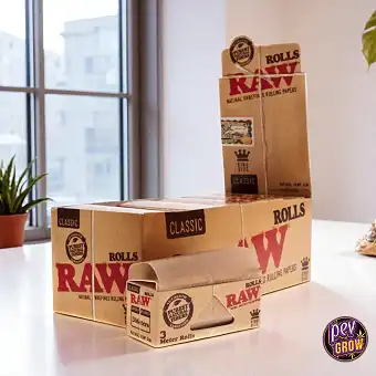 Papel Raw Rollo Organic...