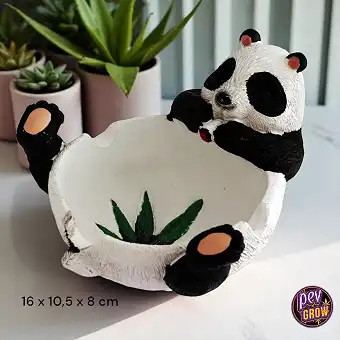 Panda Resin Ashtray 16 x 11 cm