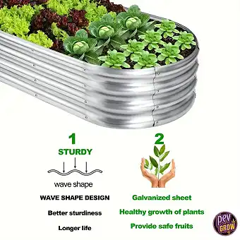Potager Surélevé Ovale en...