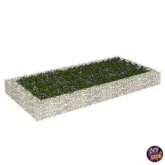 Gabion emelt kerti ágy...