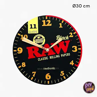 Horloge Murale Raw Black Ø...