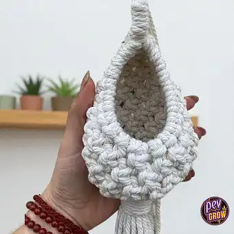 Testos penjats de macramé...