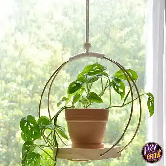 Round Macrame and Metal...