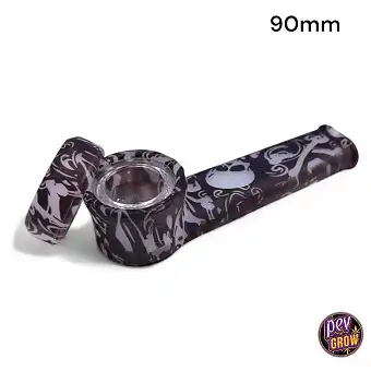 Skull Silicone Pipe with...