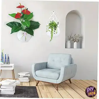 2 Pots Muraux Suspendus...