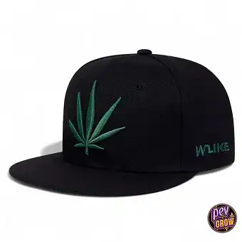Cappello Foglia Marihuana Nera