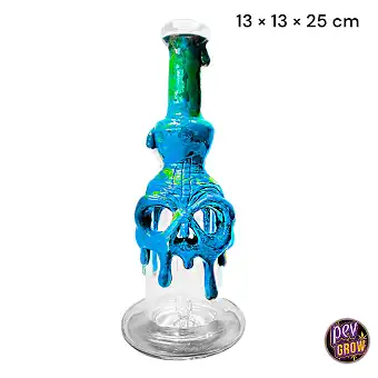 Skull Bong Crystal-Clay...
