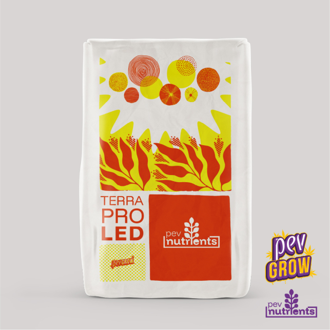 TERRA PRO LED 100% BIO Pev Nutrients 50L – Sustrato Especializado para Luces de Cultivo LED