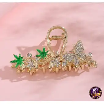 Butterfly & Cannabis Leaf...
