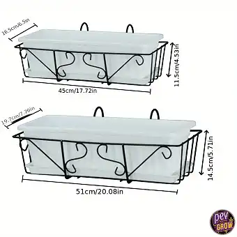 2 soportes de hierro para...