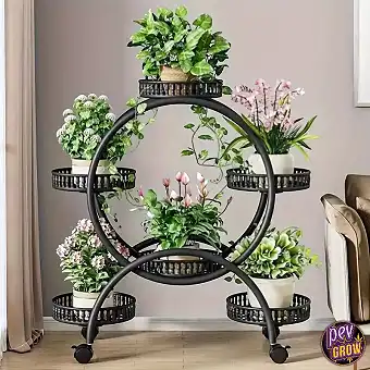 Soporte de metal circular...
