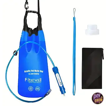 Water bag for gravity...