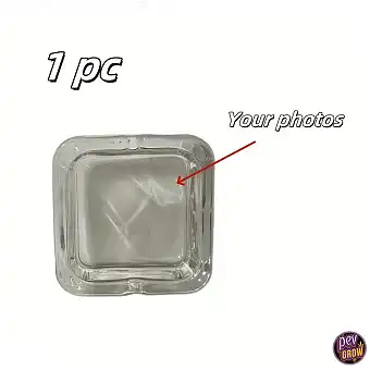 Vyrobený čtvercový skleněný...