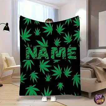 Custom Cannabis Leaf...