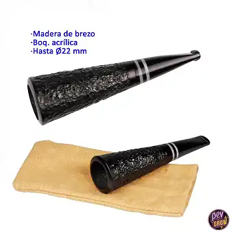 Boquilla Puro Negra Madera...