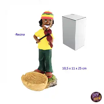 Rasta Violinist Resin...