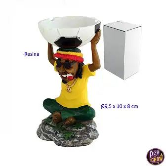 Cenicero de Resina Rasta...