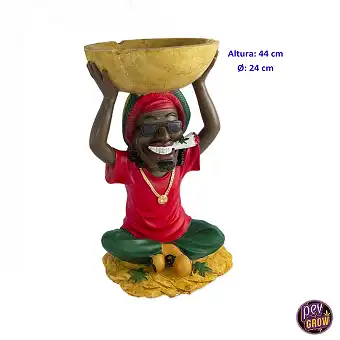 XL Rasta Ceramic Ashtray...
