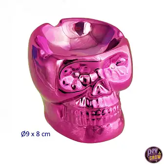 Pink Skull Metal Ashtray...