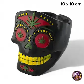 Cenicero negro de cerámica...