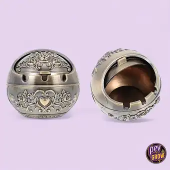Vintage Metal Ashtray with...